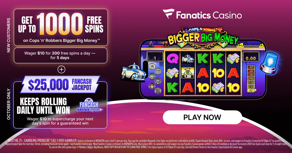 Fanatics Casino sign up bonus