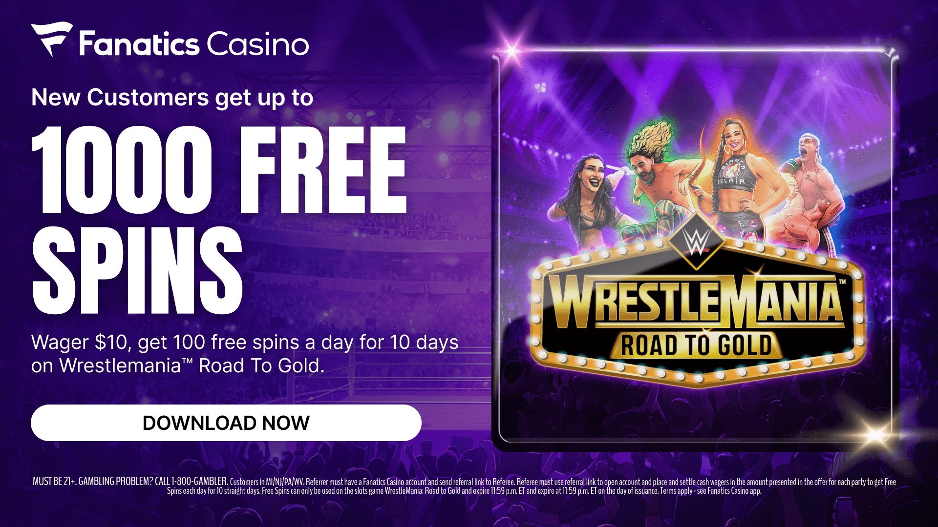 Fanatics Casino Welcome Bonus