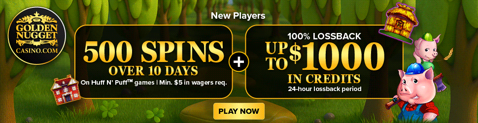 Golden Nugget Casino sign up bonus