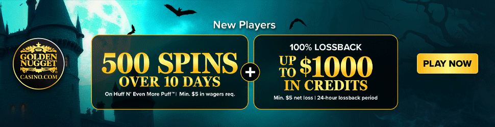 Golden Nugget Casino sign up bonus