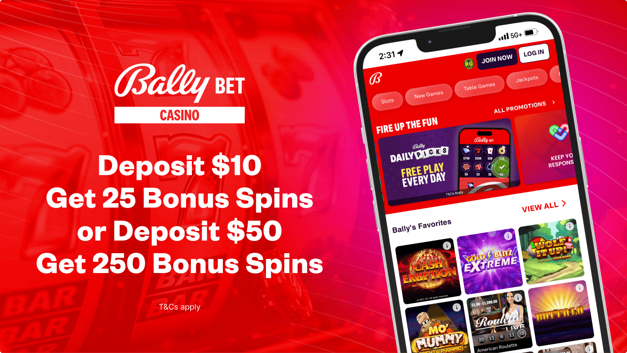 Bally Casino welcome bonus