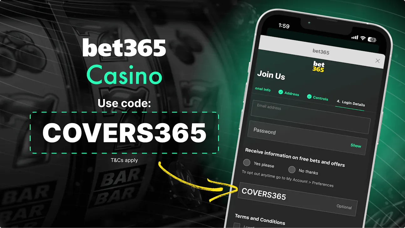 bet365 Casino welcome bonus