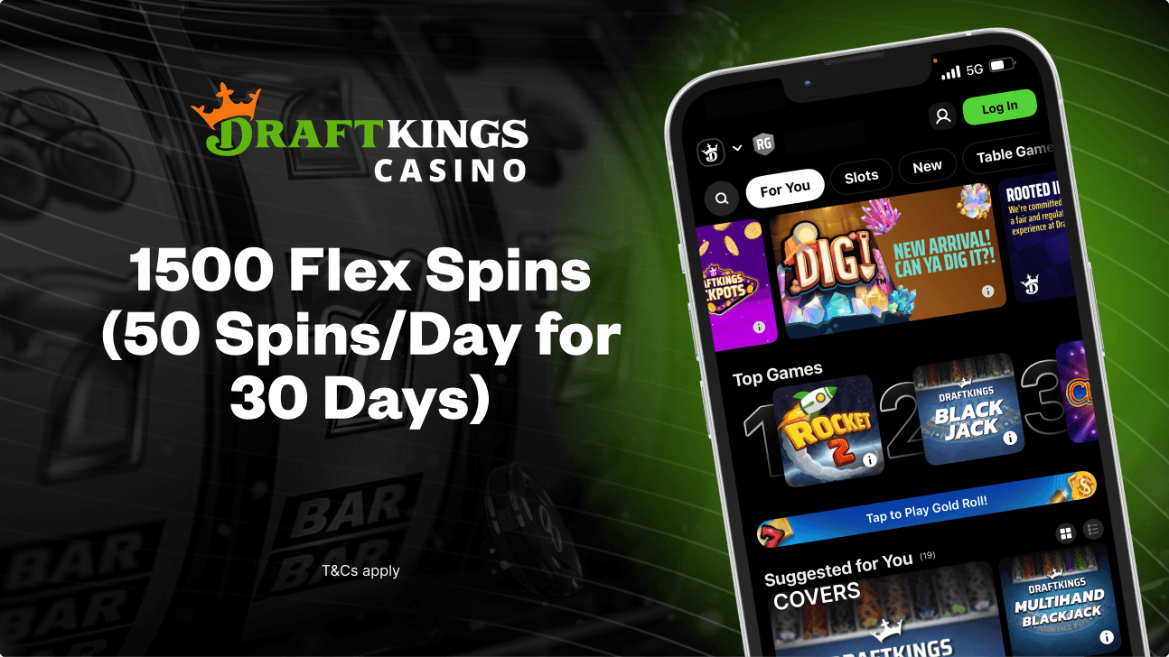 DraftKings Casino welcome bonus