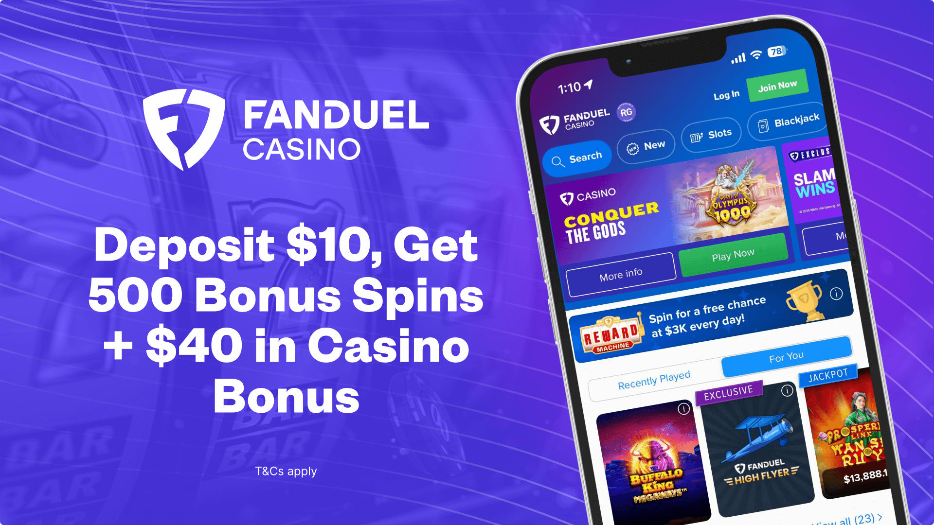 FanDuel Casino welcome bonus