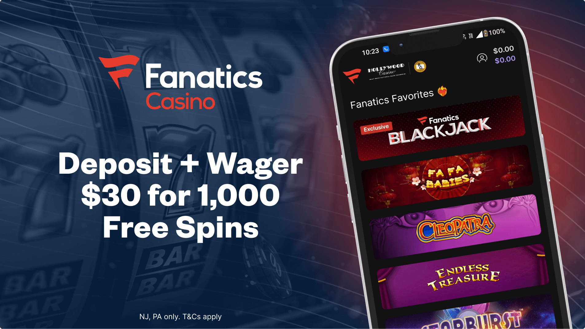 Fanatics Casino welcome bonus