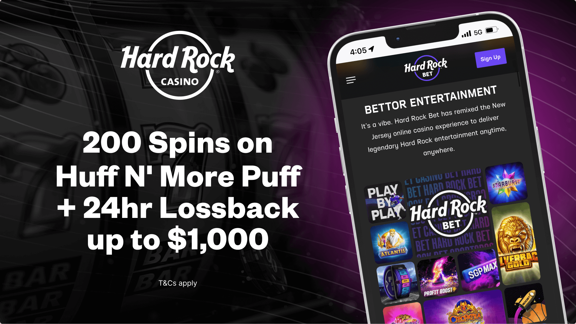 Hard Rock Bet Casino welcome bonus