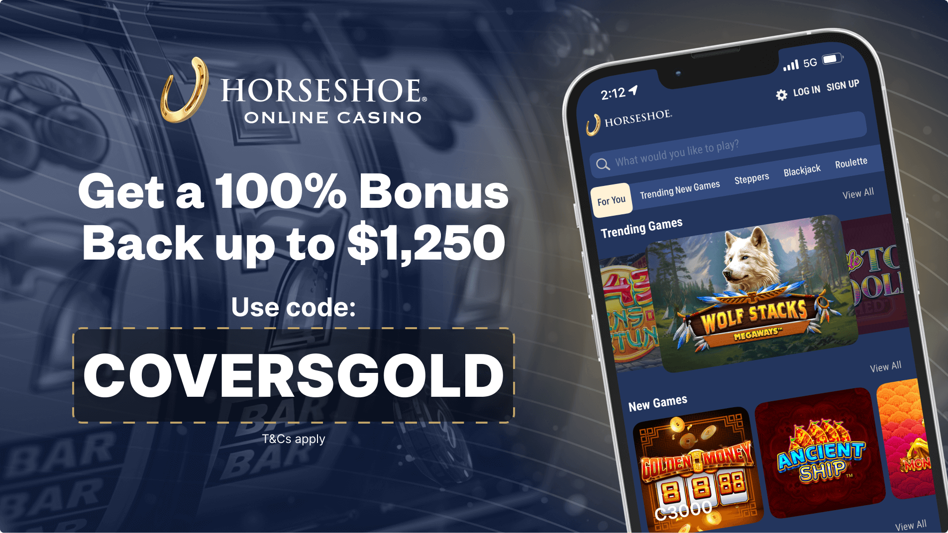 Horseshoe Casino welcome bonus
