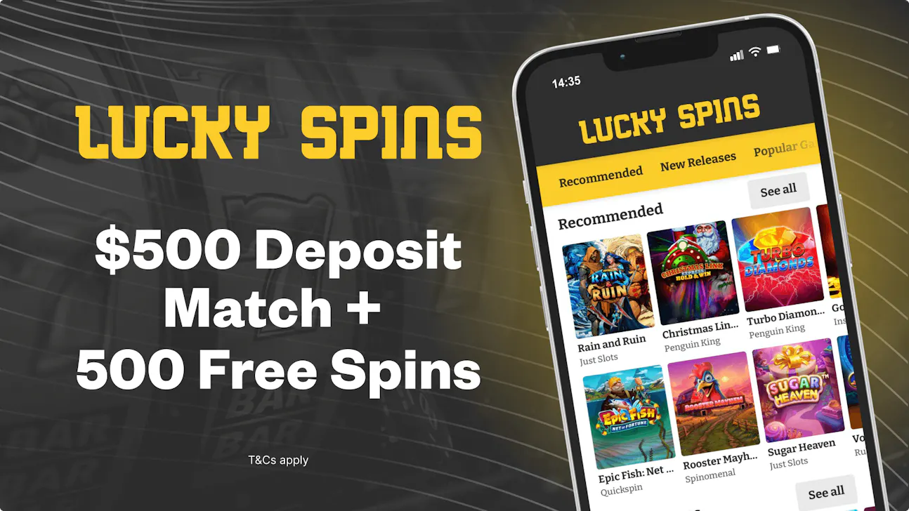 Lucky Spins Casino welcome bonus