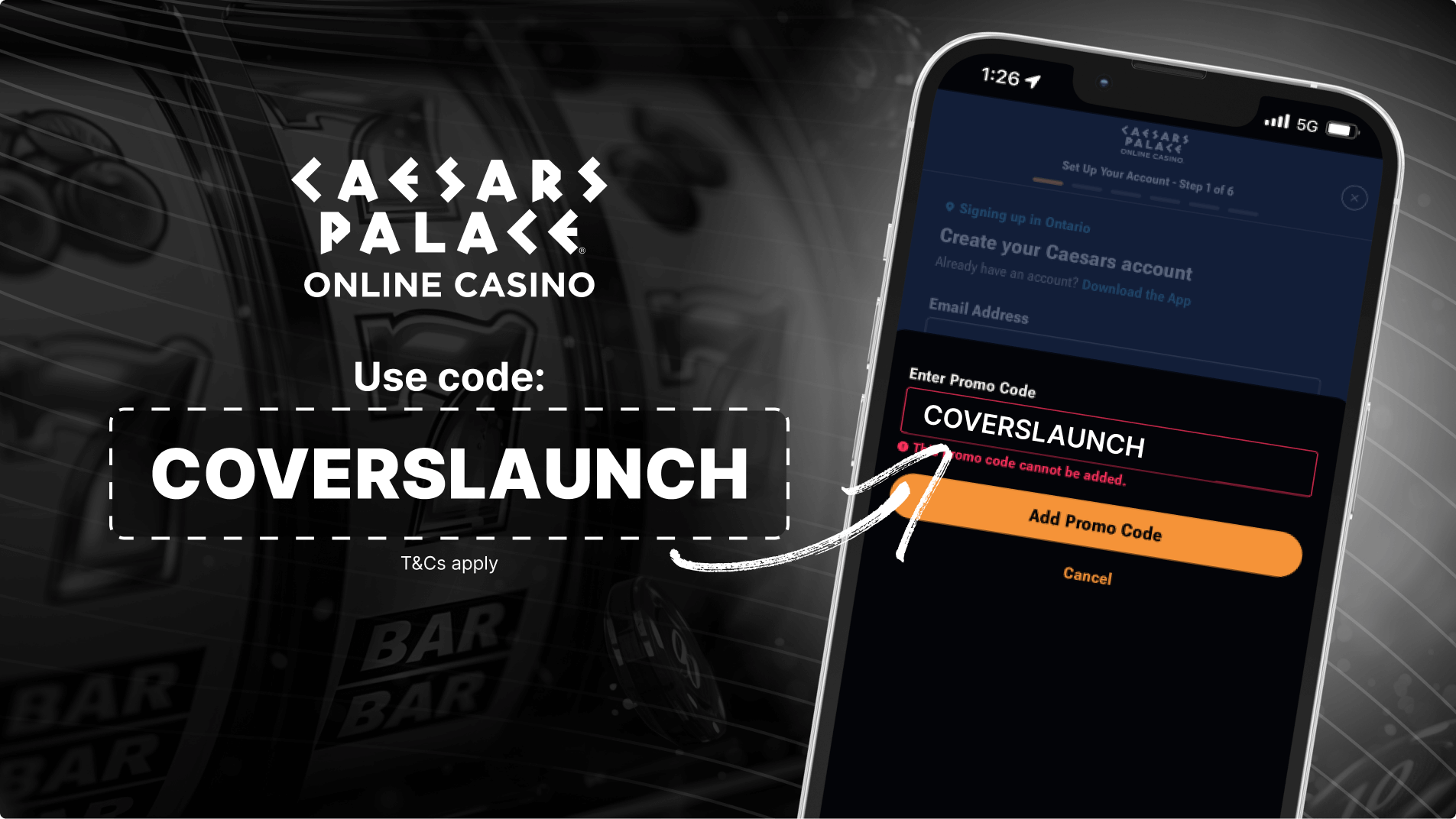 Caesars Palace Online Casino Bonus Code