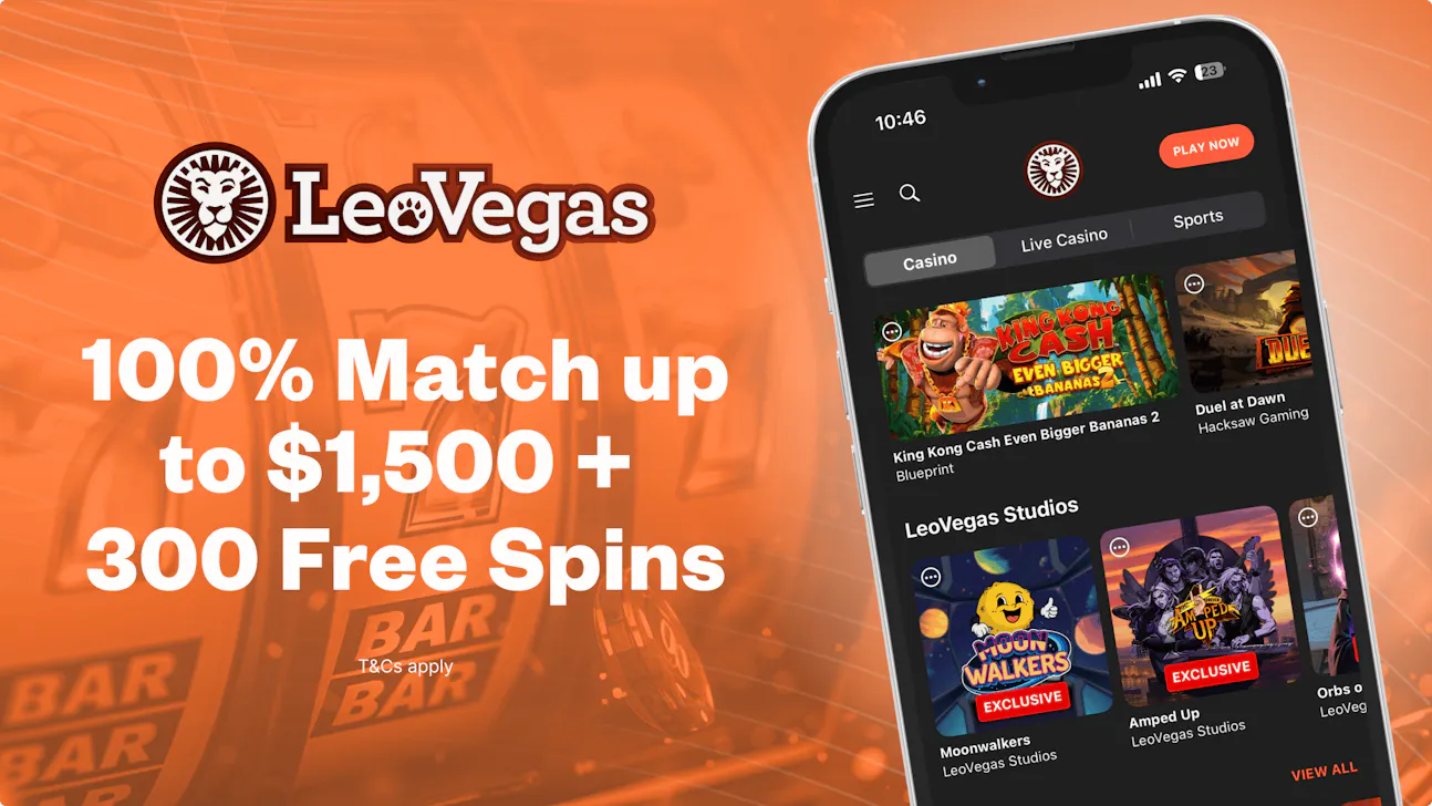 LeoVegas Casino welcome bonus
