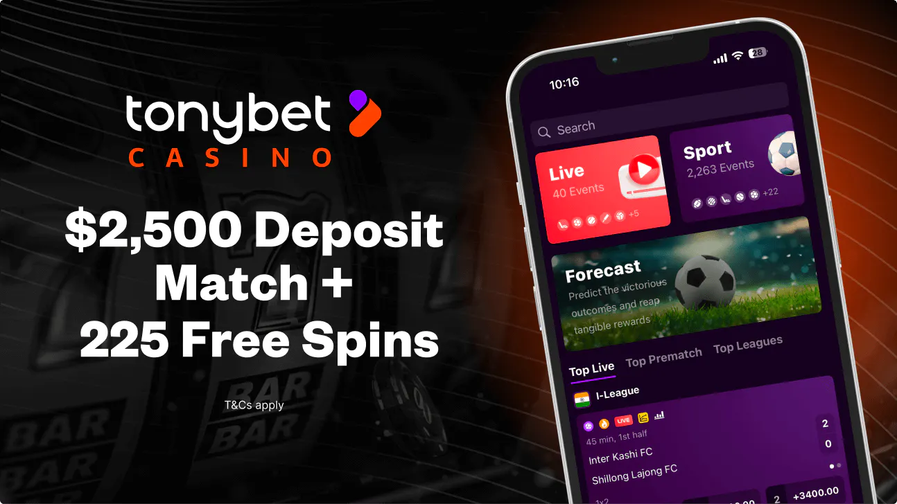 TonyBet Casino promo