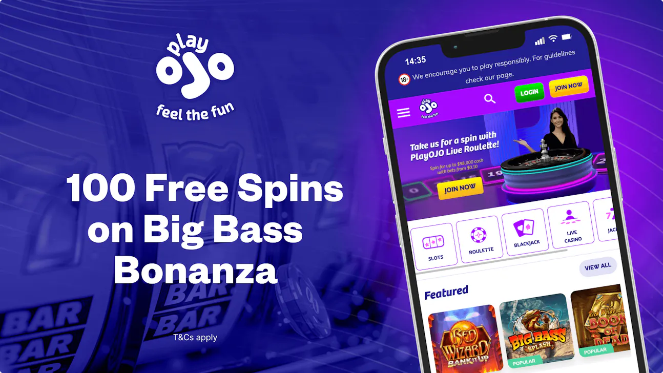 PlayOJO welcome bonus