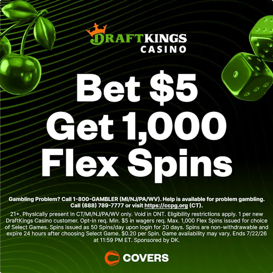 DraftKings Casino welcome bonus