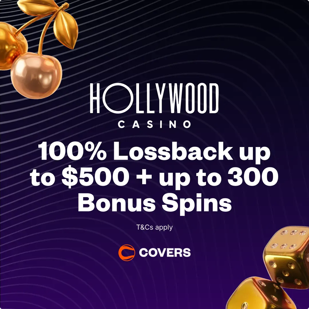 Cod Format Hollywood Casino Promo Code 2026: COVERS for $500 Lossback + 300 Spins