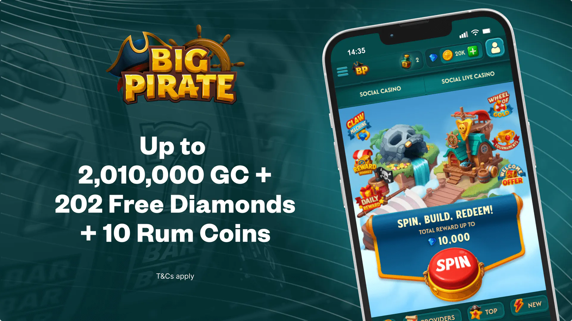 Big Pirate Casino Bonus