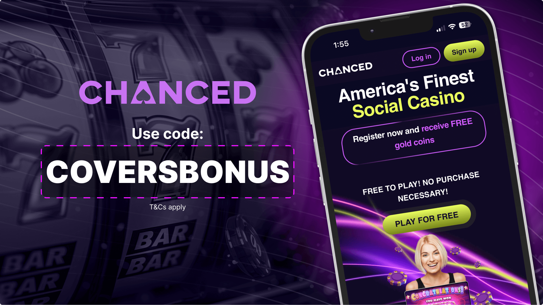 Chanced bonus code