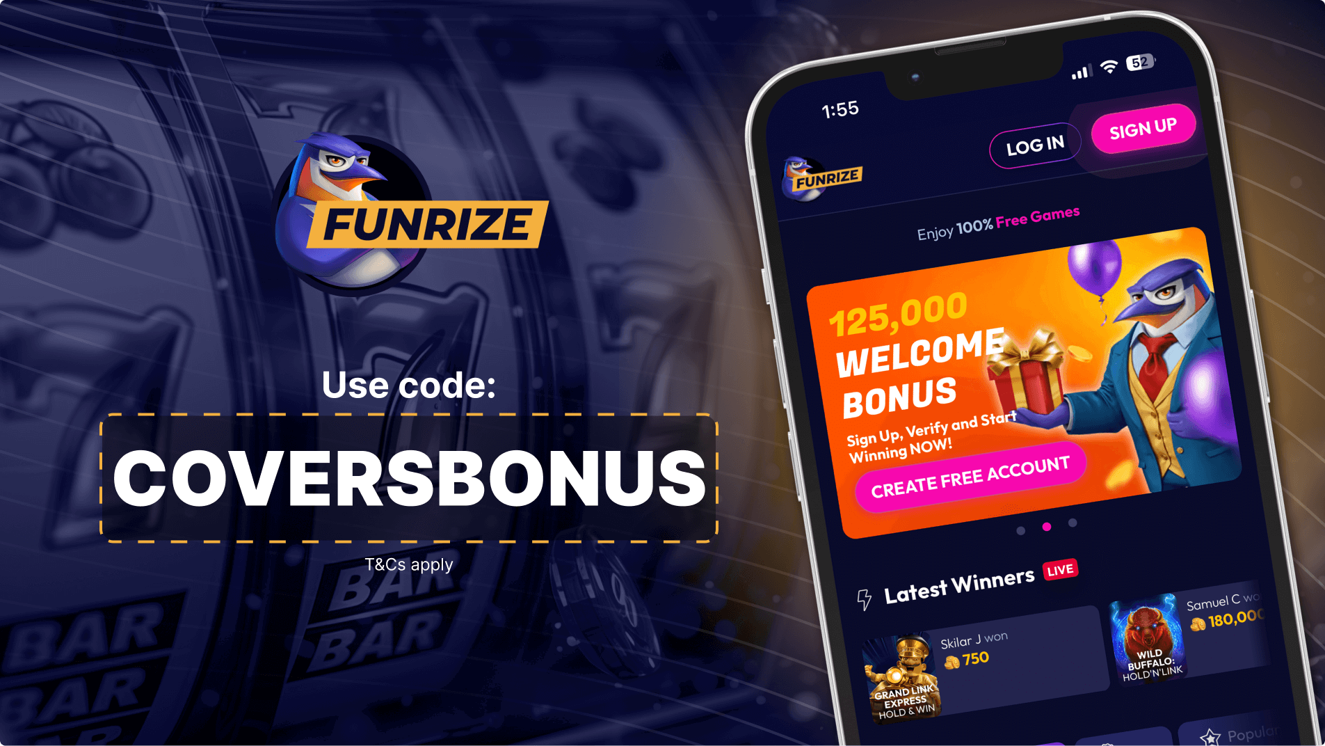 Funrize bonus code