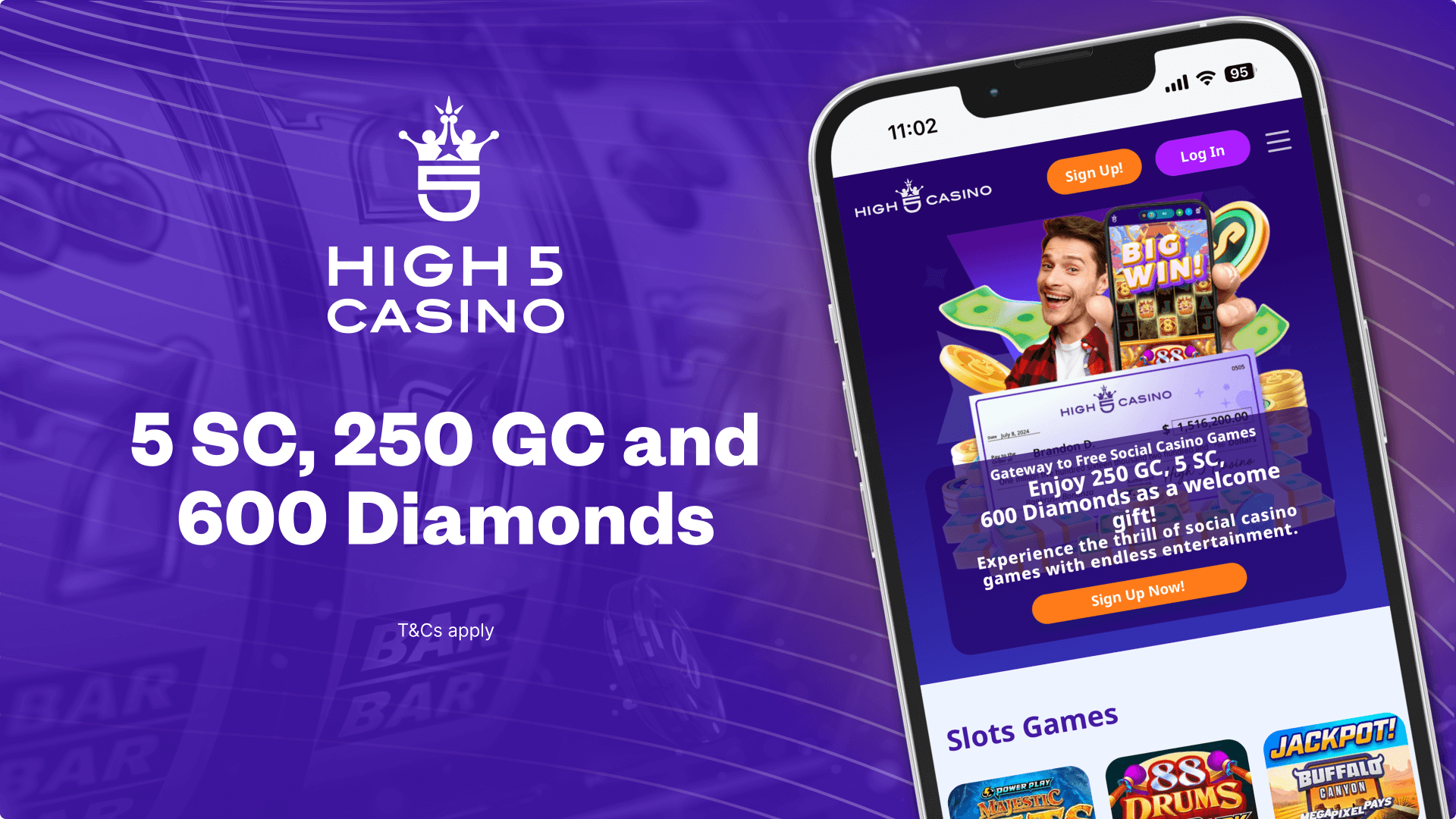 High 5 Casino welcome package