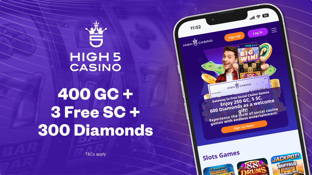 High 5 Casino no deposit bonus