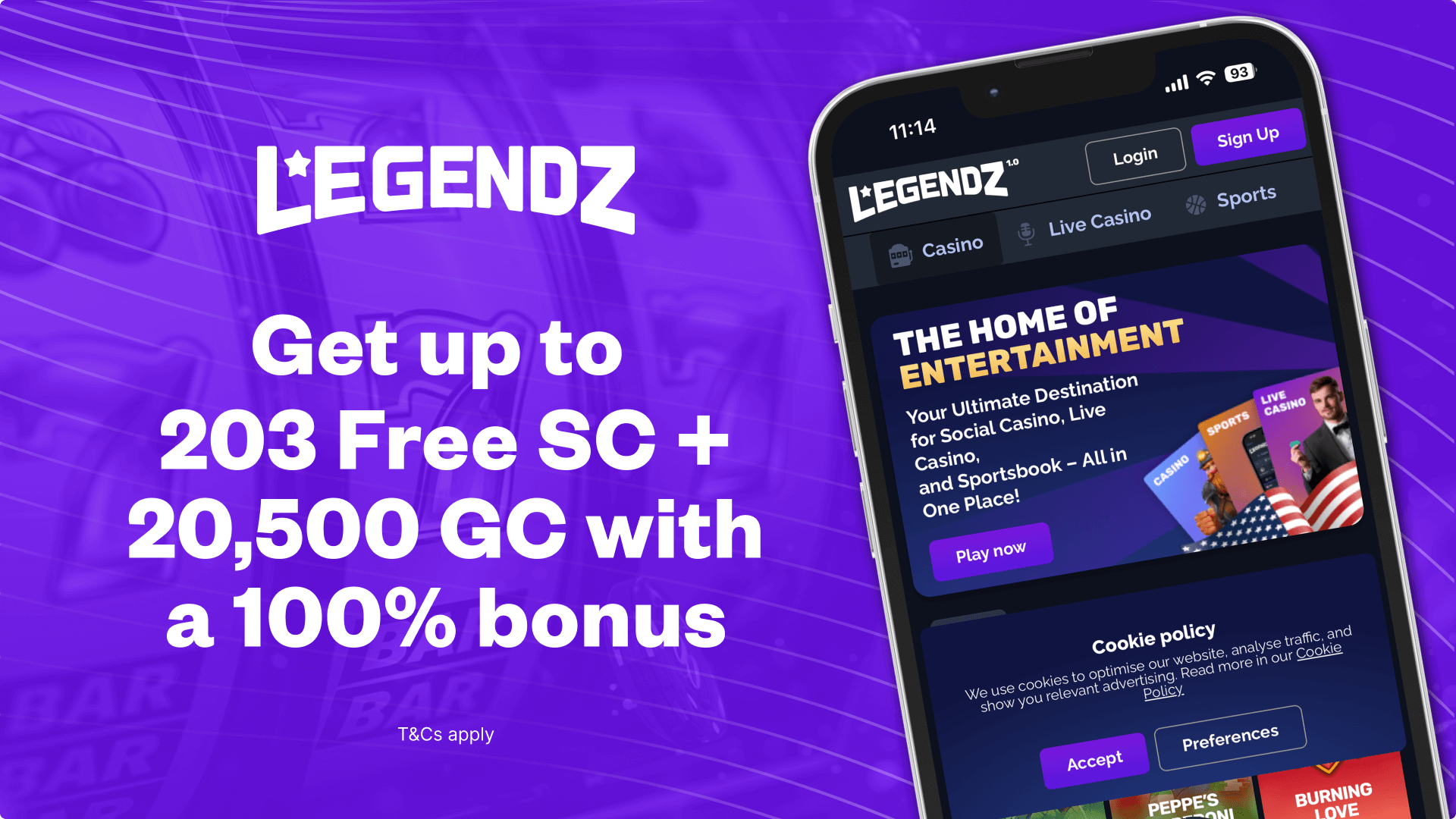 Legendz welcome package