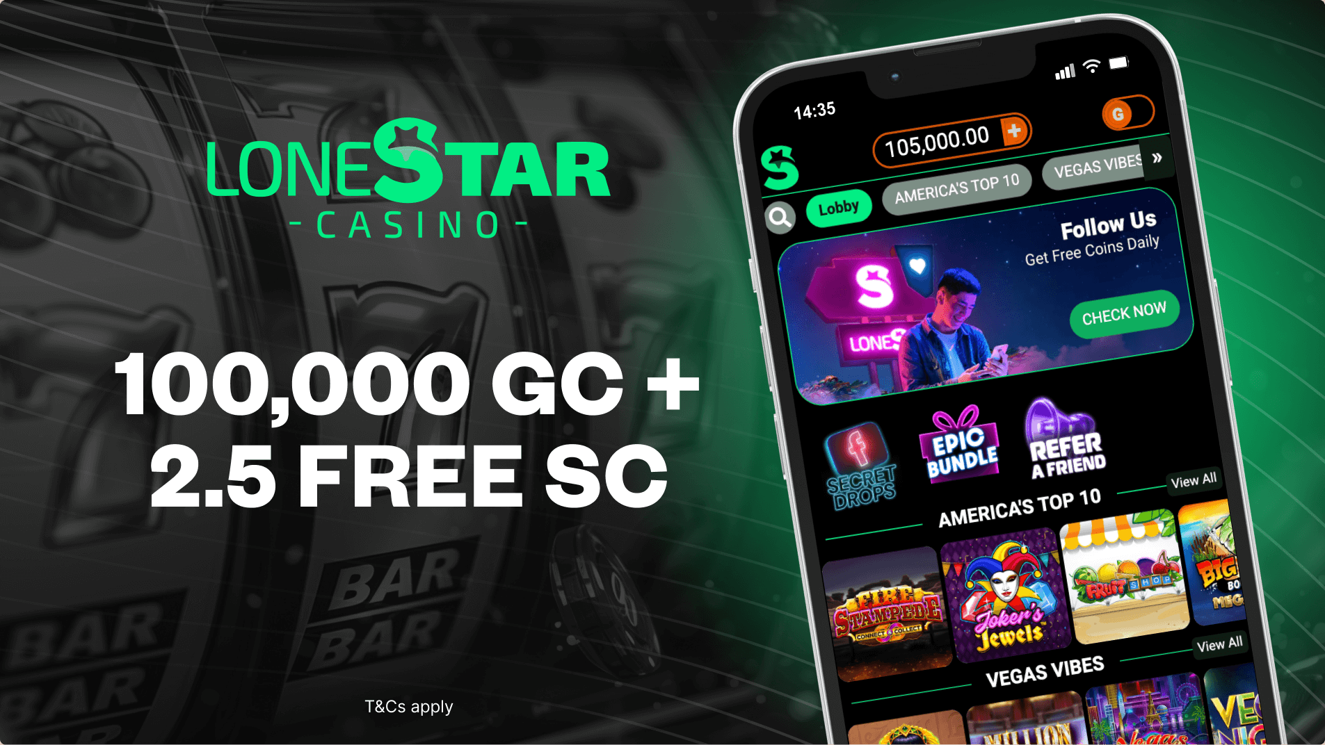 LoneStar promo code