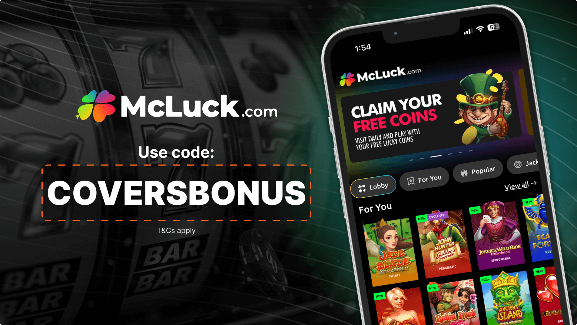 McLuck bonus code