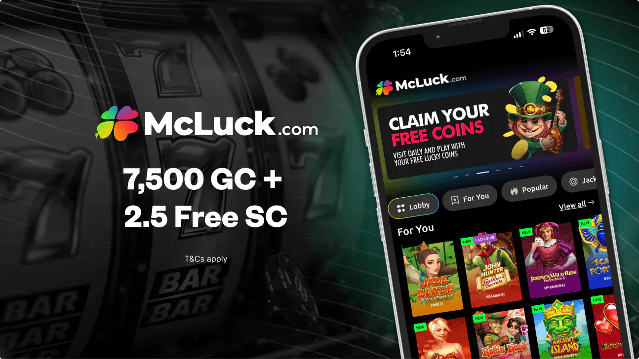 McLuck Casino no deposit bonus
