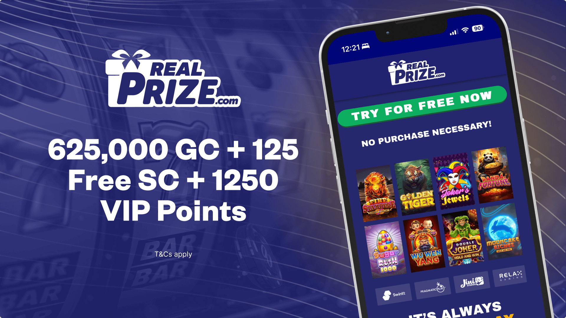 RealPrize welcome package