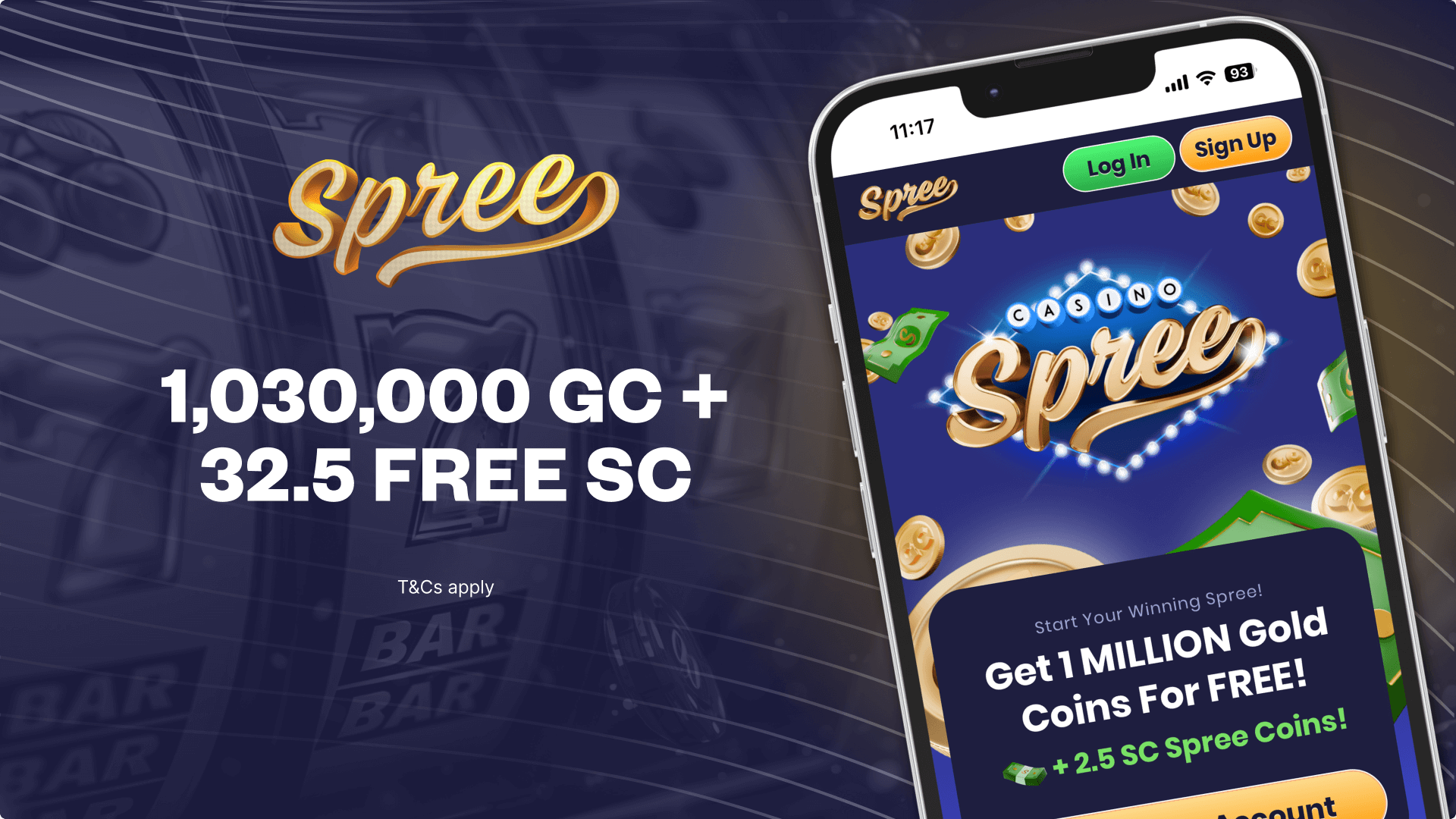 Spree Casino no deposit bonus