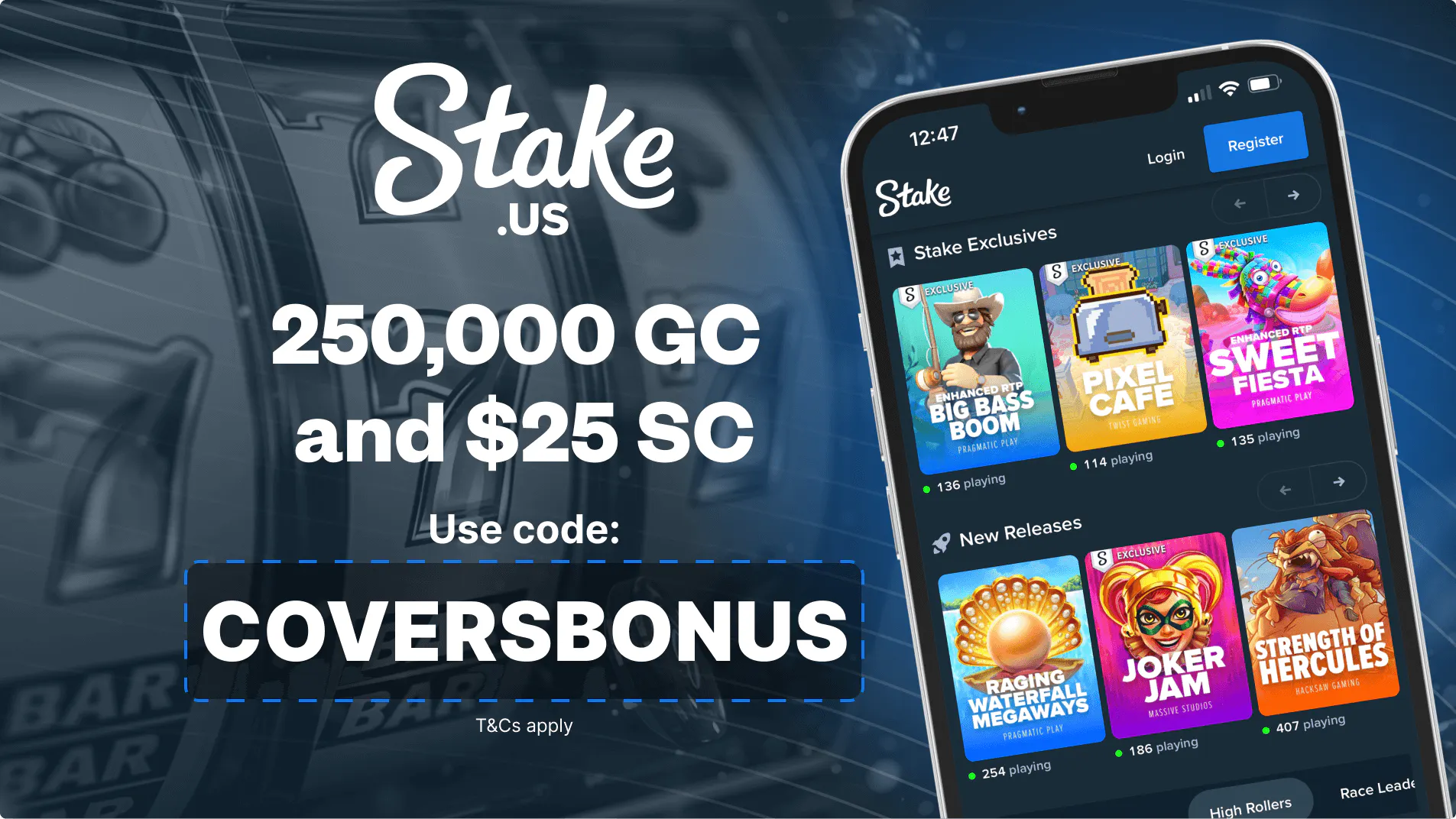 Stake.us no deposit bonus