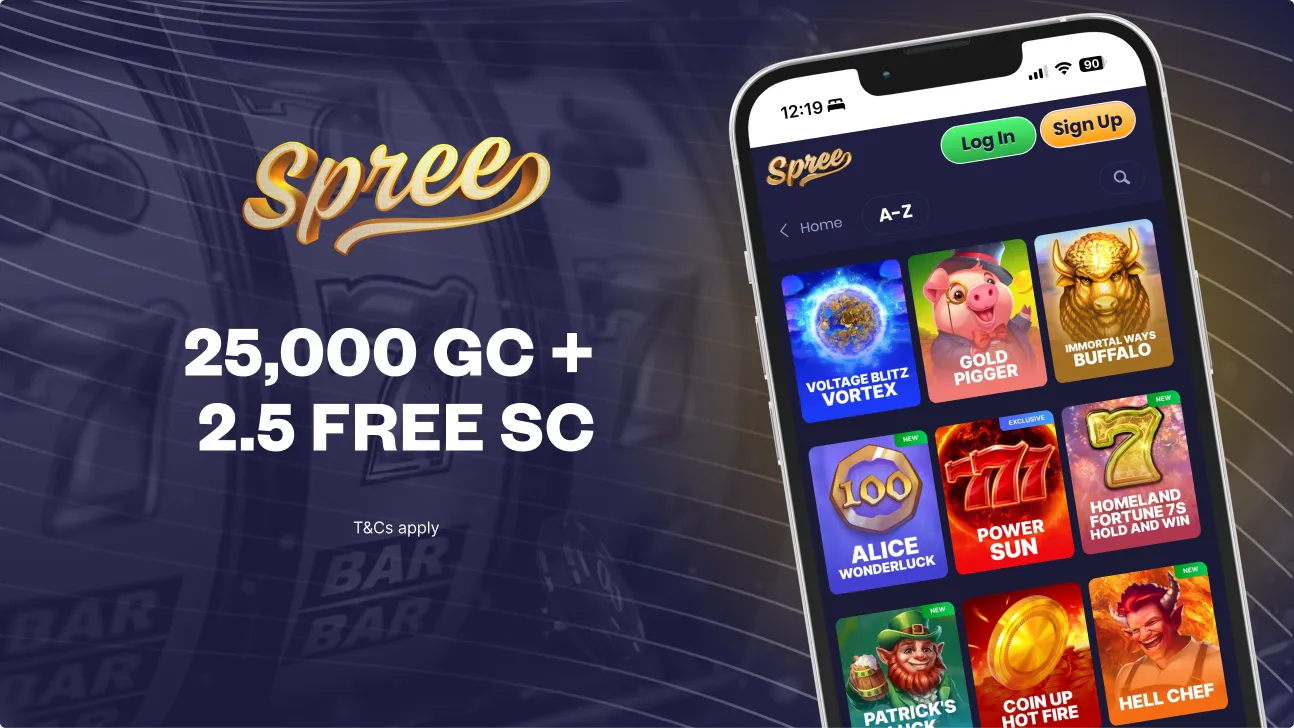 Spree no deposit bonus