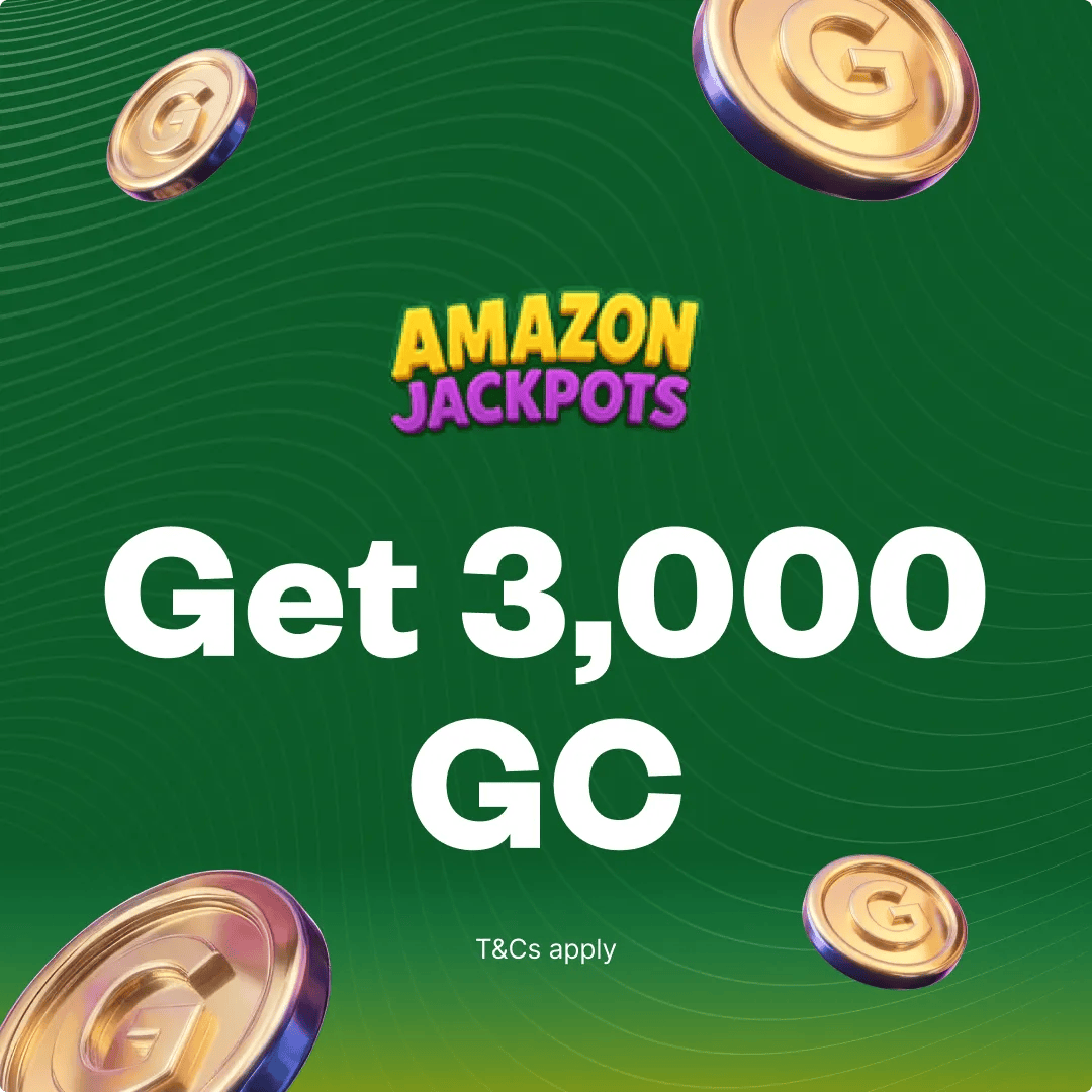 Amazon Jackpots no deposit bonus