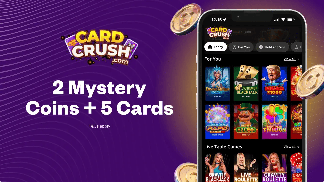 Card Crush no deposit bonus
