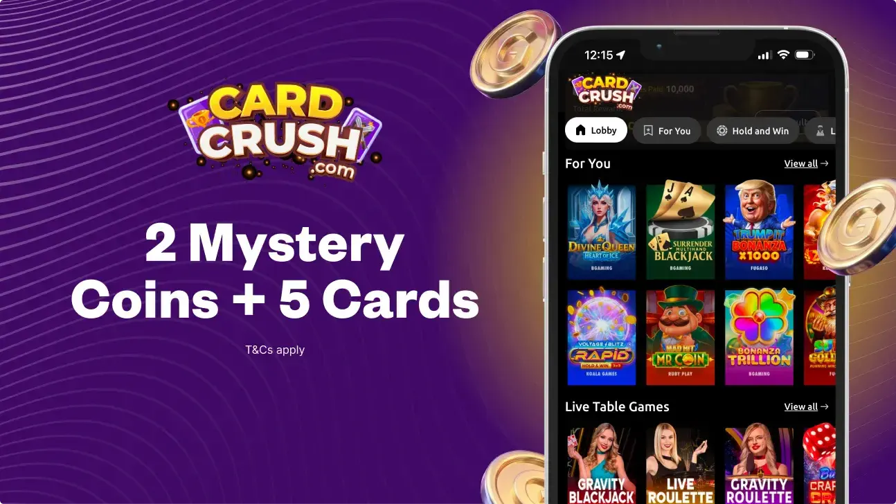 Card Crush no deposit bonus