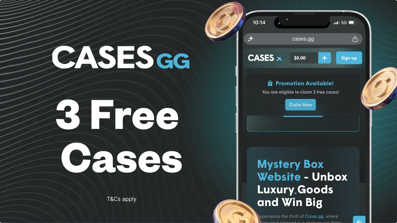 Cases.gg no deposit bonus