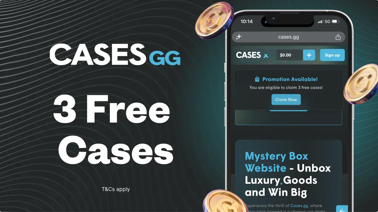 Cases.gg no deposit bonus