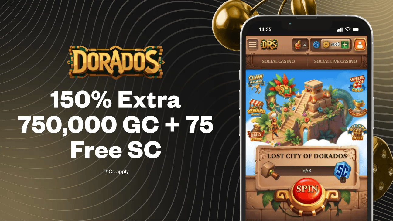 Dorados Casino welcome bonus