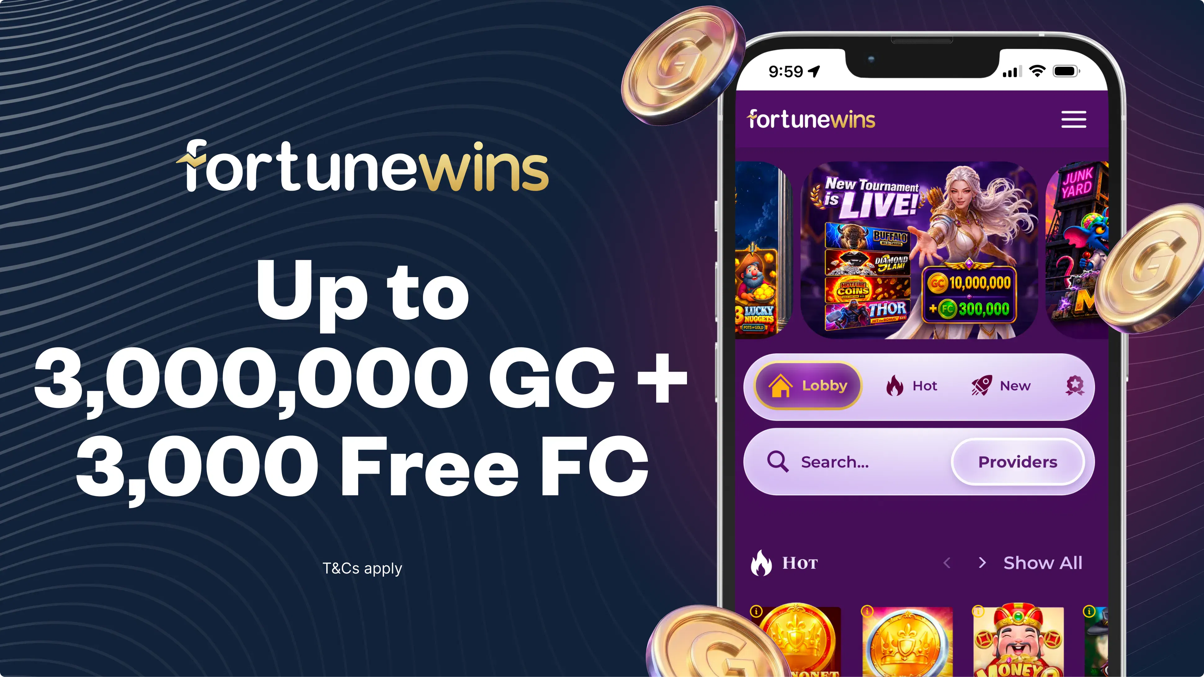 Fortune Wins promo images