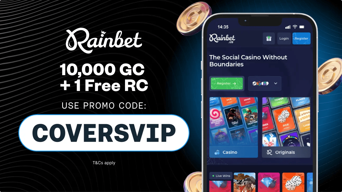 Rainbet sweepstakes no deposit bonus