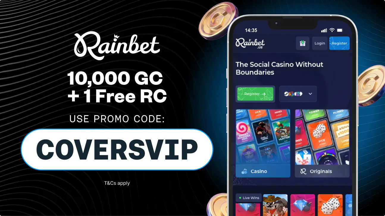 Rainbet sweepstakes no deposit bonus