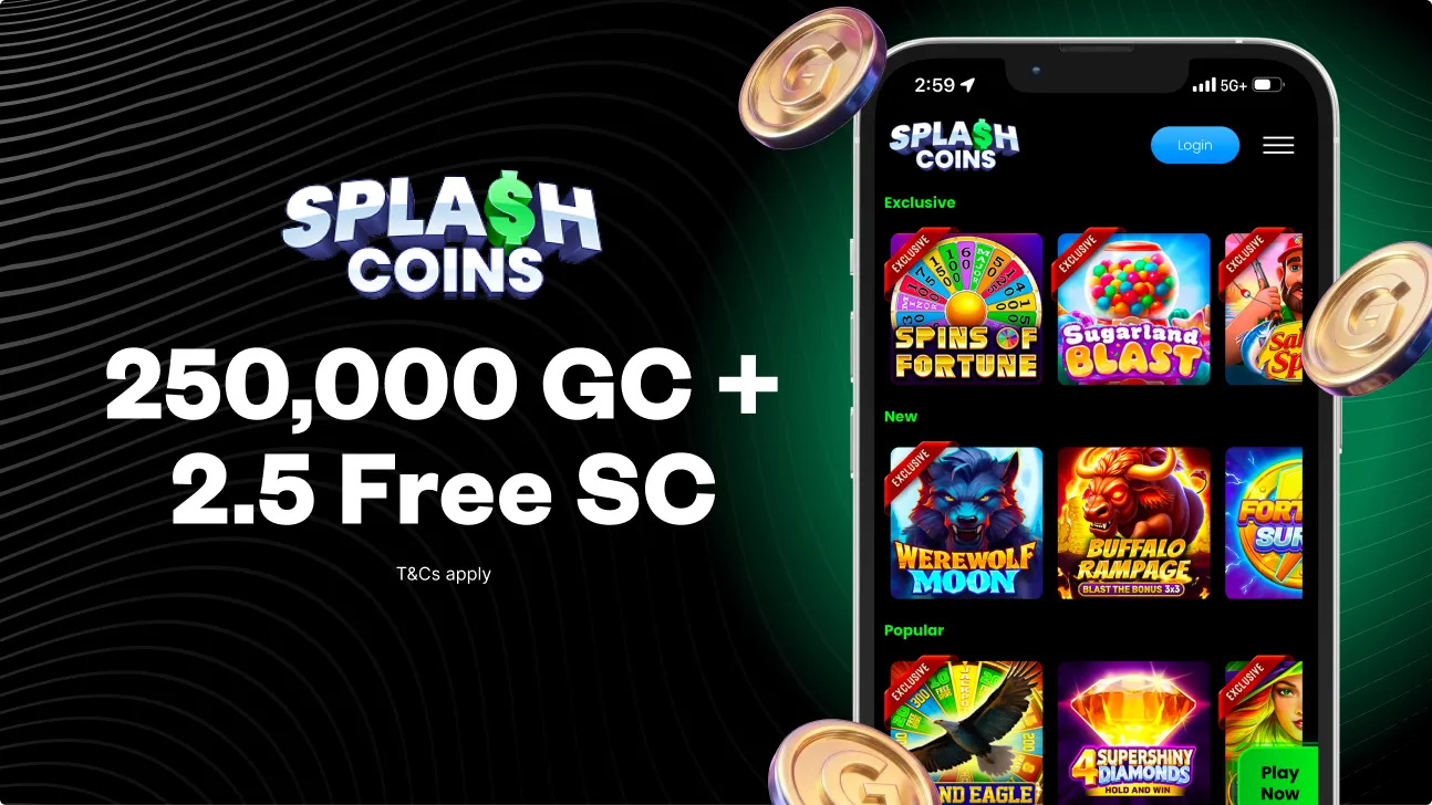 Splash Coins Casino promo code