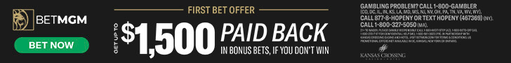 Up to $1,500 back in bonus bets