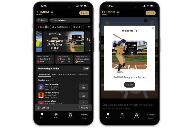 BetMGM screenshots