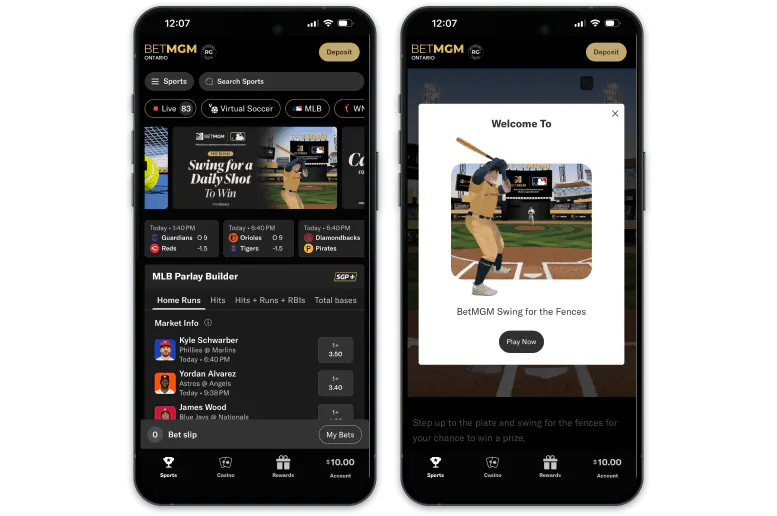 BetMGM screenshots