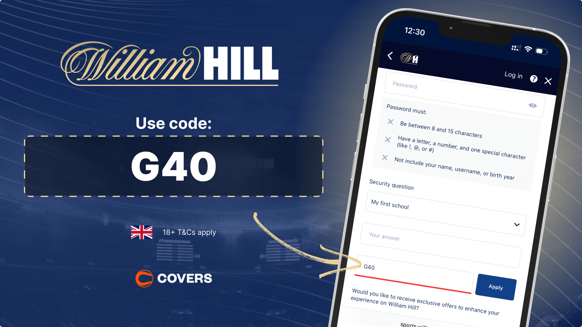 William Hill sign up offer