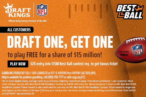 DraftKings DFS Best Ball bonus