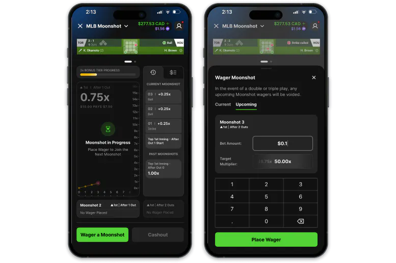 DraftKings screenshots