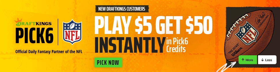 DraftKings Pick6 sign up bonus