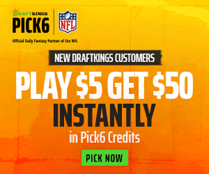 DraftKings Pick6 sign up bonus
