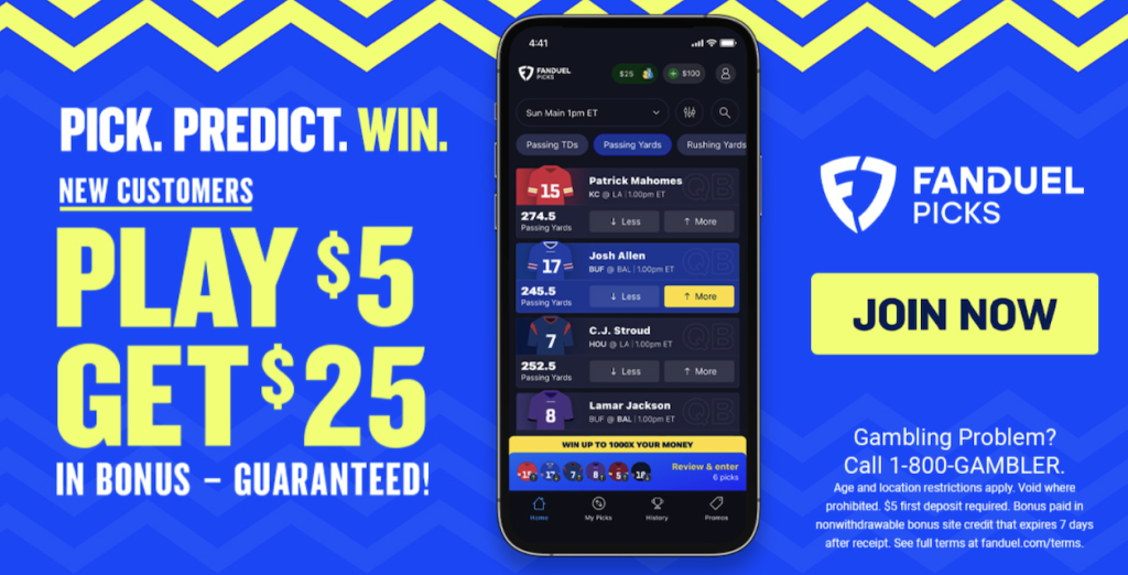 FanDuel Picks new user bonus